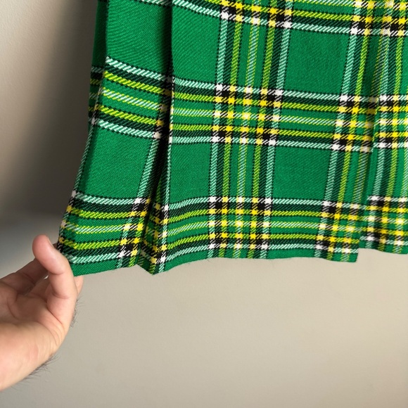 AAR Kilt Royal Steward Tartan Boys & Girls Skirt Green Scottish St. Patrick‎ Day - Picture 3 of 10